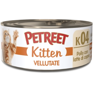 Petreet K04 Kitten Le Vellutate Kitten (Pollo con Latte di Capra)