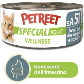Petreet SA51 Special Adult Wellness (Tonno con riso integrale e acciughe)