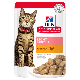 Hill's Science Plan feline Adult Light bocconcini al pollo