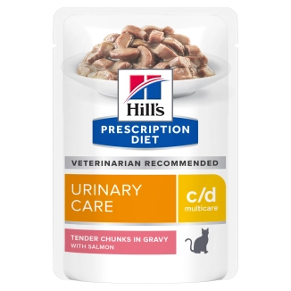 Hill's Prescription Diet c/d feline bocconcini al salmone