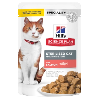 Hill's Science Plan feline Young Adult Sterilised bocconcini (salmone)