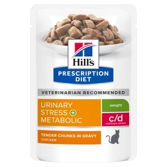 Hill's Prescription Diet c/d feline Urinary Stress + Metabolic umido