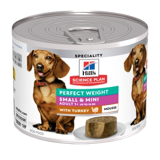 Hill's Science Plan Perfect Weight small & mini (tacchino)
