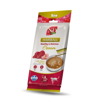 Farmina Hairball Healthy & Delicious Cream con pollo e tonno