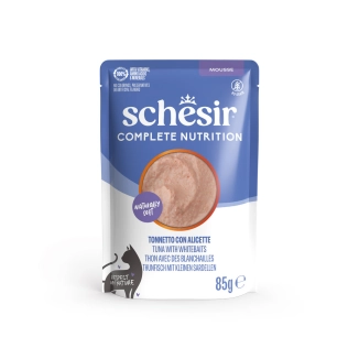 Schesir Complete Nutrition Mousse al Tonnetto con Alicette in Bustina