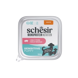 Schesir Monoprotein Nutrition Puppy al Maiale in Vaschetta