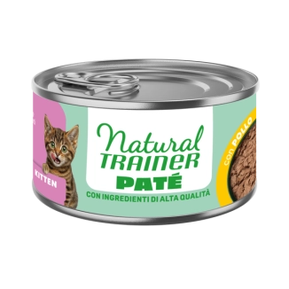 Natural Trainer Paté Kitten al Pollo in Lattina