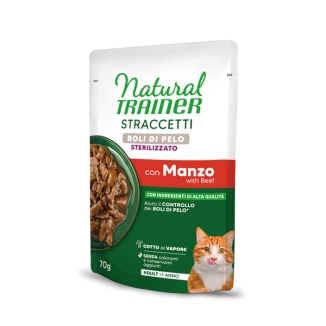 Natural Trainer Straccetti Boli di Pelo al Manzo in Lattina