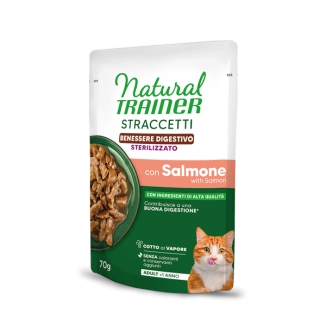 Natural Trainer Straccetti Benessere Digestivo al Salmone in Bustina