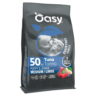 Oasy Grain Free Formula Puppy Medium/Large al Tonno