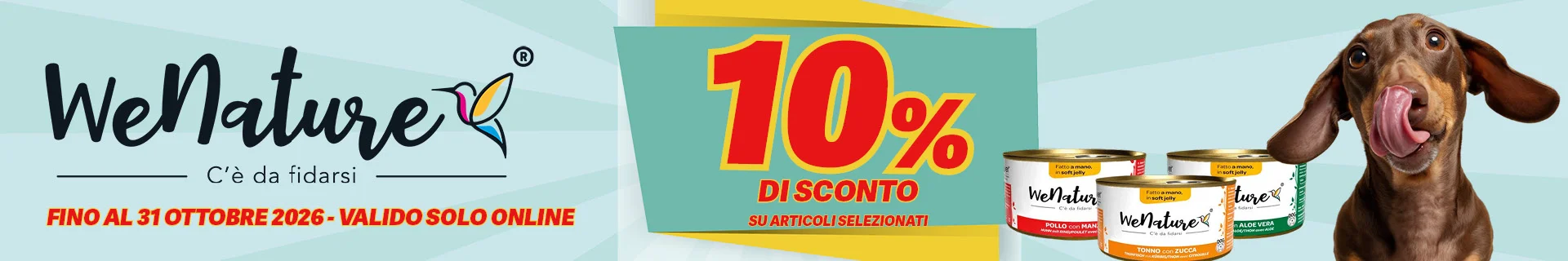 Promo WeNature - Settembre 2026