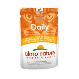 Almo Nature Daily per gatti al pollo e salmone