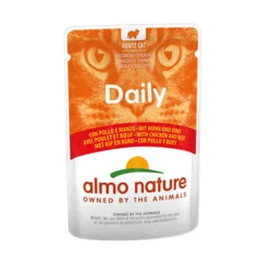 Almo Nature Daily per gatti al pollo e manzo