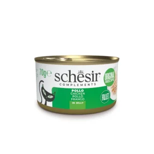 Schesir Complements umido filetti in jelly per gatti (Pollo)