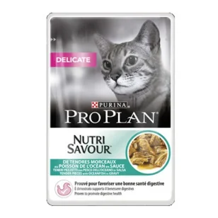 Purina Pro Plan Nutrisavour Delicate (pesce oceanico in salsa)