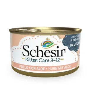 Schesir in jelly per gattini (pollo e aloe)