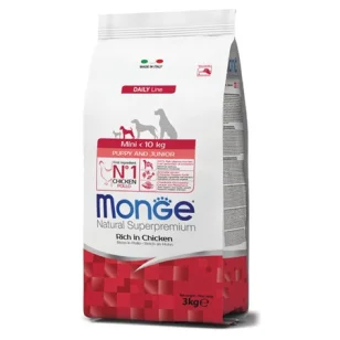Monge Natural Superpremium Mini Puppy & Junior (pollo)