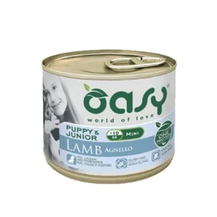 Oasy Puppy e Junior One Protein Umido Mini all'Agnello