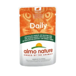 Almo Nature Daily per gatti al vitello e agnello