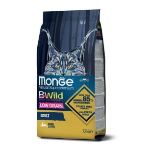 Monge BWild Low Grain Adult Cat (lepre)