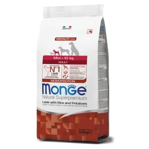 Monge Natural Superpremium Mini Adult (agnello)
