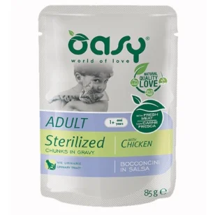 Oasy Bocconcini Adult Sterilized con Pollo