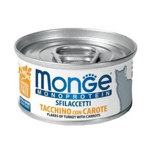 Monge Monoprotein Sfilaccetti (Tacchino con Carote)