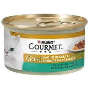 Purina Gourmet Gold Dadini in Salsa con Coniglio e Carote