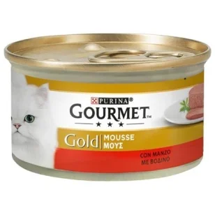 Purina Gourmet Gold Mousse con Manzo