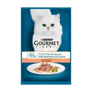 Purina Gourmet Perle filettini in salsa con salmone