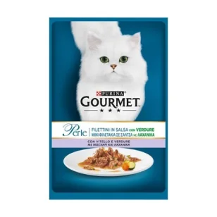 Purina Gourmet Perle Filettini in Salsa con Vitello e Verdure