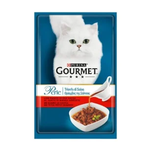 Purina Gourmet Perle Trionfo di Salsa con Manzo
