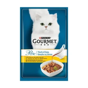 Purina Gourmet Perle Trionfo di Salsa con Pollo