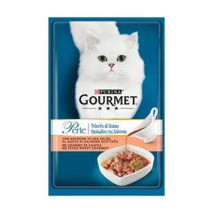 Purina Gourmet Perle Trionfo di Salsa con Salmone
