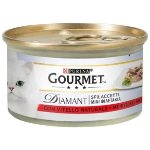 Purina Gourmet Diamant Sfilaccetti con Vitello Naturale