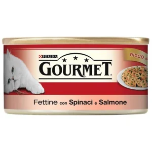 Purina Gourmet Rosso Fettine Salmone e Spinaci