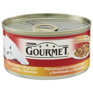Purina Gourmet Rosso Tocchetti Mignon Pollo e Tacchino