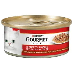 Purina Gourmet Rosso Trancetti Tacchino Anatra e Verdure