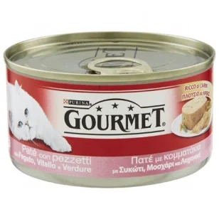 Purina Gourmet Rosso Paté Fegato, Vitello e Verdure