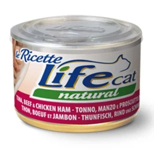 Life Natural Cat Le Ricette (tonno, manzo, prosciutto)