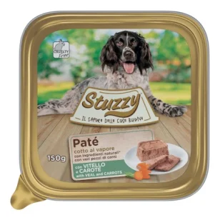 Stuzzy Paté Classico per Cani con Vitello e Carote