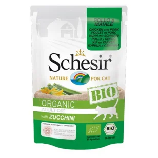 Schesir Bio Cat (pollo, maiale e zucchine)