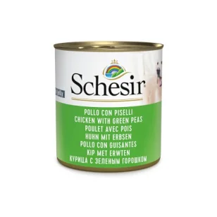 Schesir in gelatina (pollo e piselli)