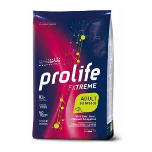 Prolife Extreme All Breeds (cinghiale, quaglia, fagiano e legumi)
