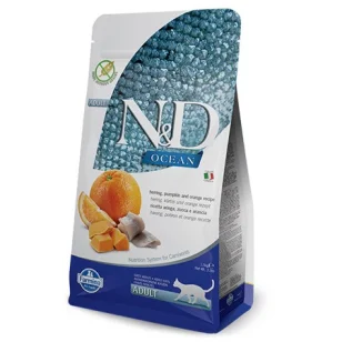 Farmina N&D Ocean Feline Adult Cat (Aringa, Zucca e Arancia)