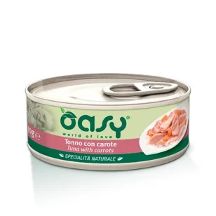 Oasy per gatti al tonno con carote