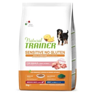 Natural Trainer Sensitive Adult Medium/Maxi (Maiale)