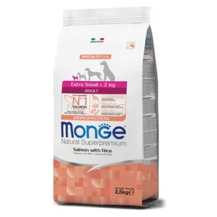 Monge Natural Superpremium Extra Small Adult (salmone)
