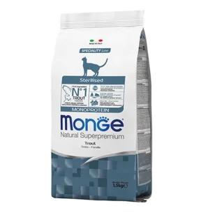 Monge Natural Sterilised Monoprotein (trota)