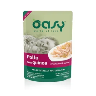 Oasy per gatti bustine al pollo con quinoa